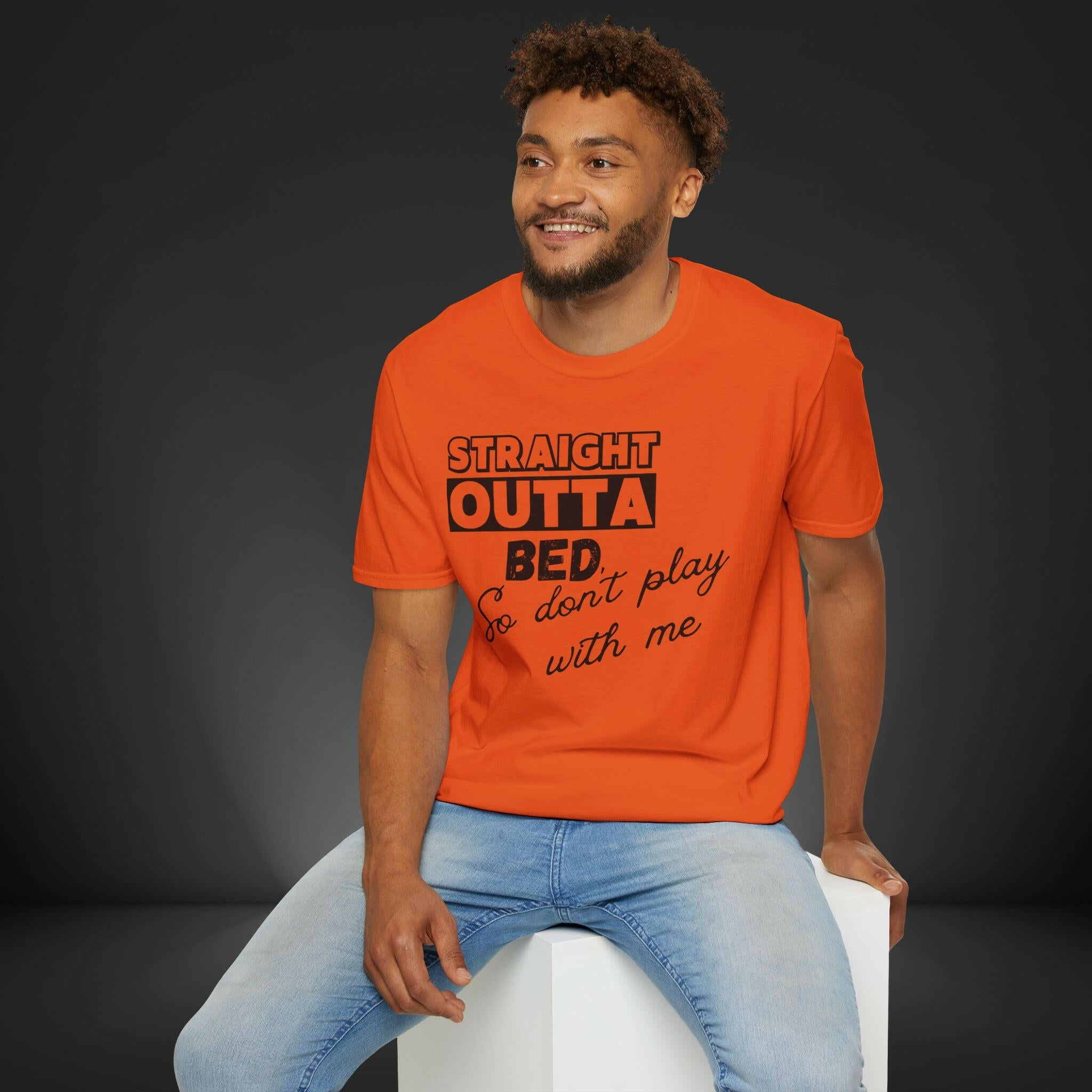 'Straight Outta Bed' T-Shirt - MKCM Modern Designs