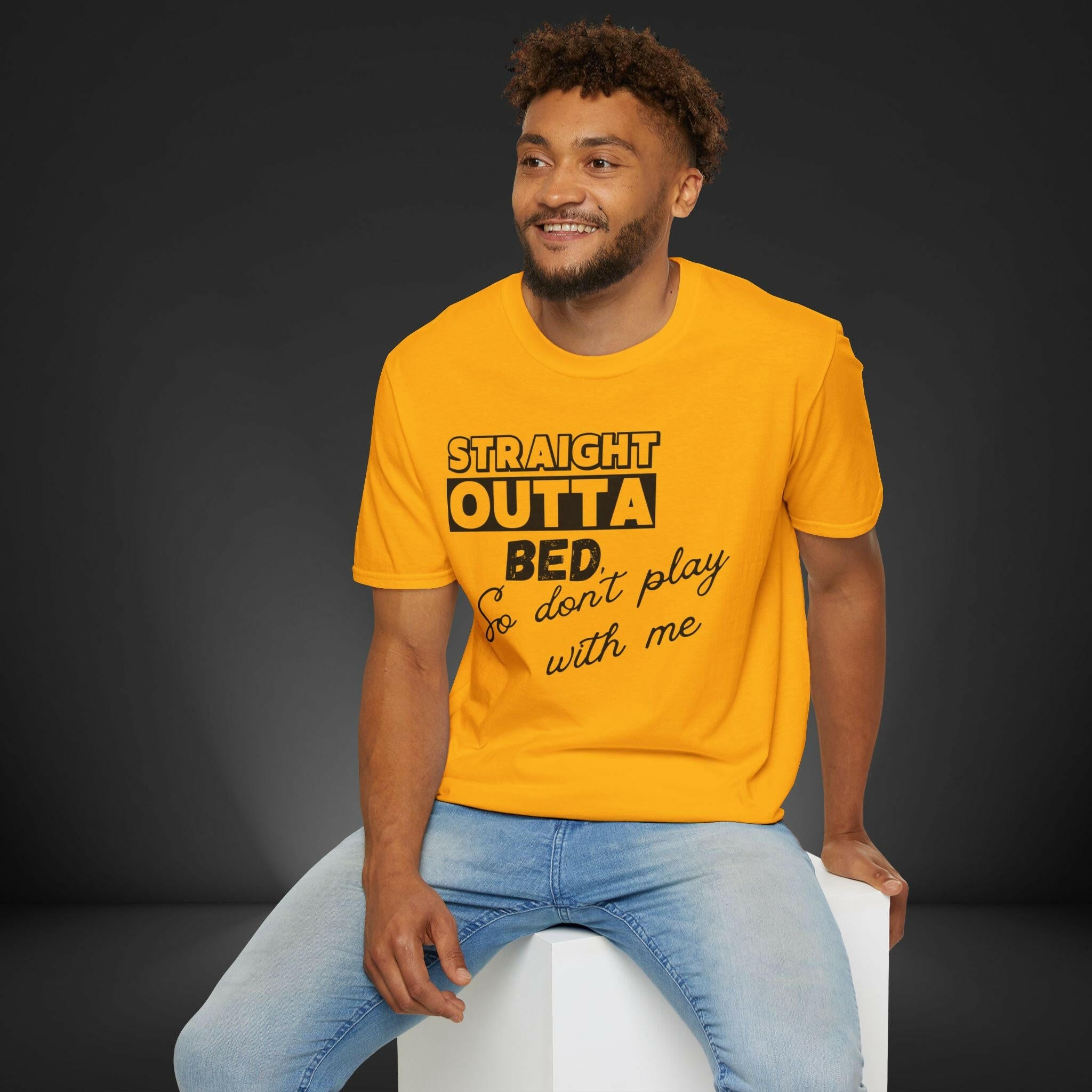 'Straight Outta Bed' T-Shirt - MKCM Modern Designs