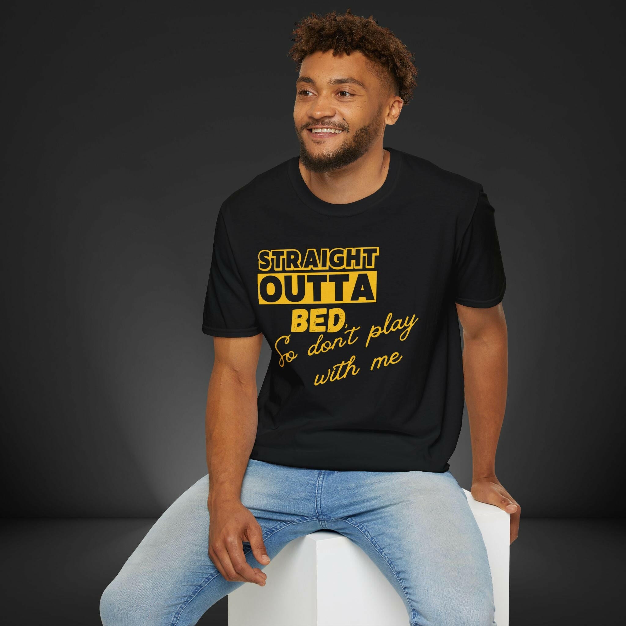 'Straight Outta Bed' T-Shirt - MKCM Modern Designs