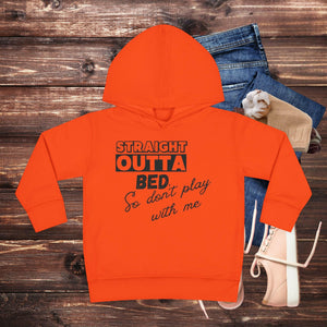 'Straight Outta Bed' Toddler Hoodie - MKCM Modern Designs