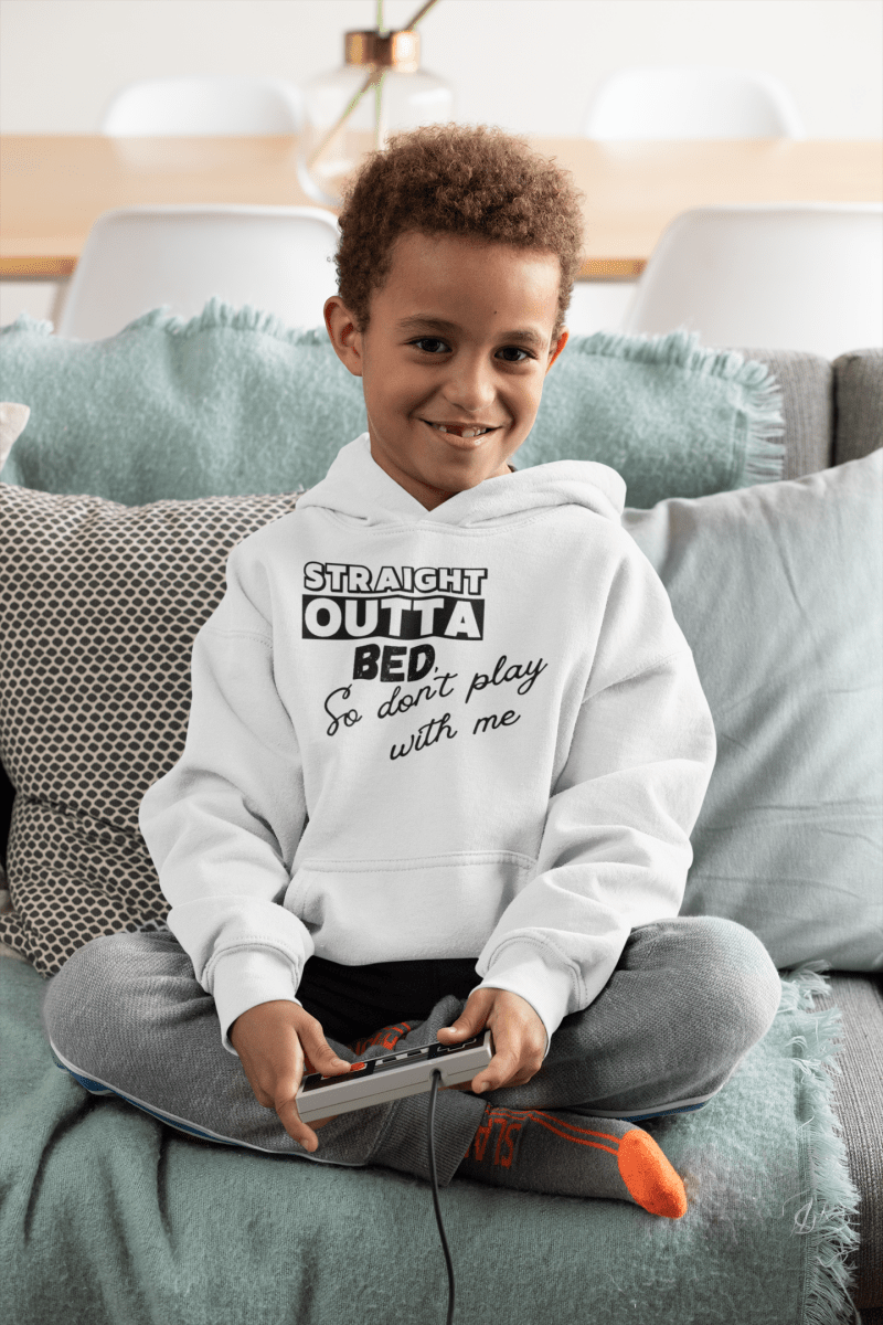 'Straight Outta Bed' Toddler Hoodie - MKCM Modern Designs