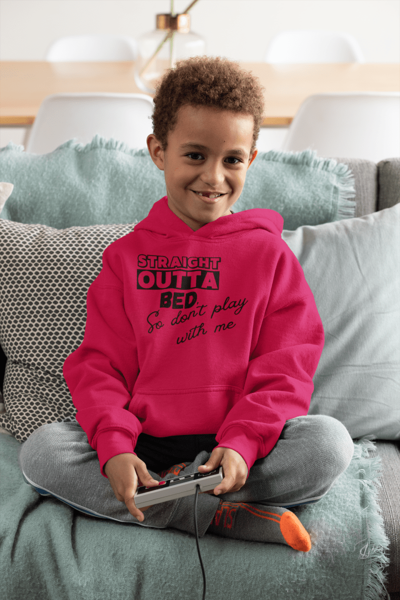 'Straight Outta Bed' Toddler Hoodie - MKCM Modern Designs