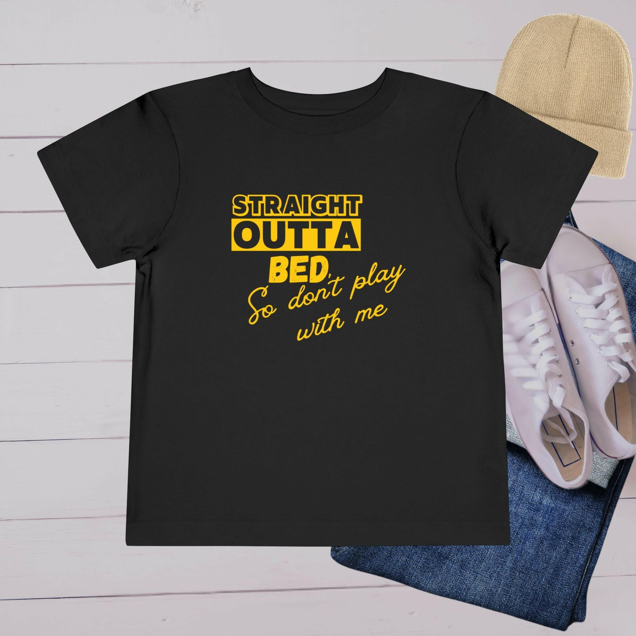 'Straight Outta Bed’ Toddler Tee - MKCM Modern Designs