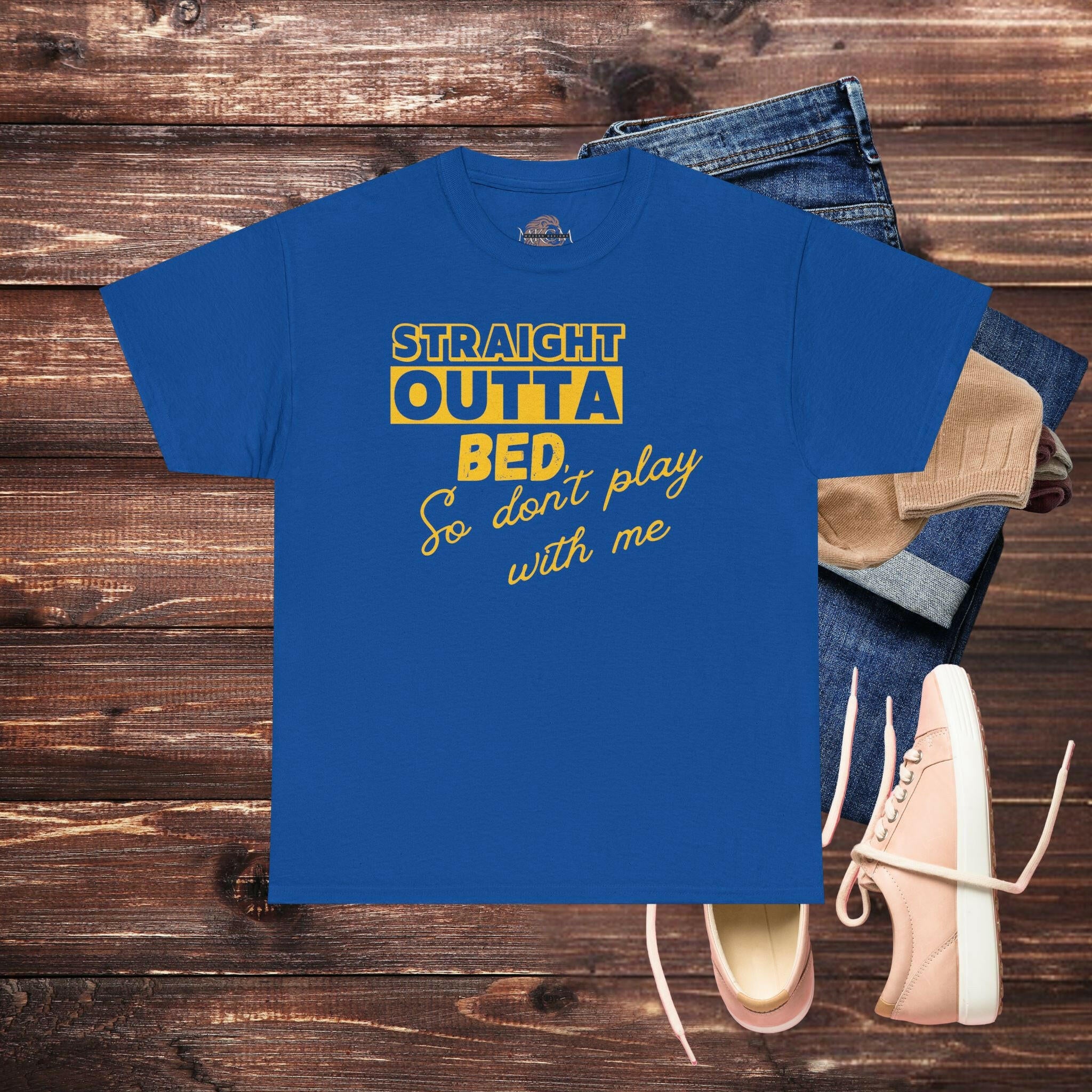 ‘Straight Outta Bed' Women's Tee - MKCM Modern Designs