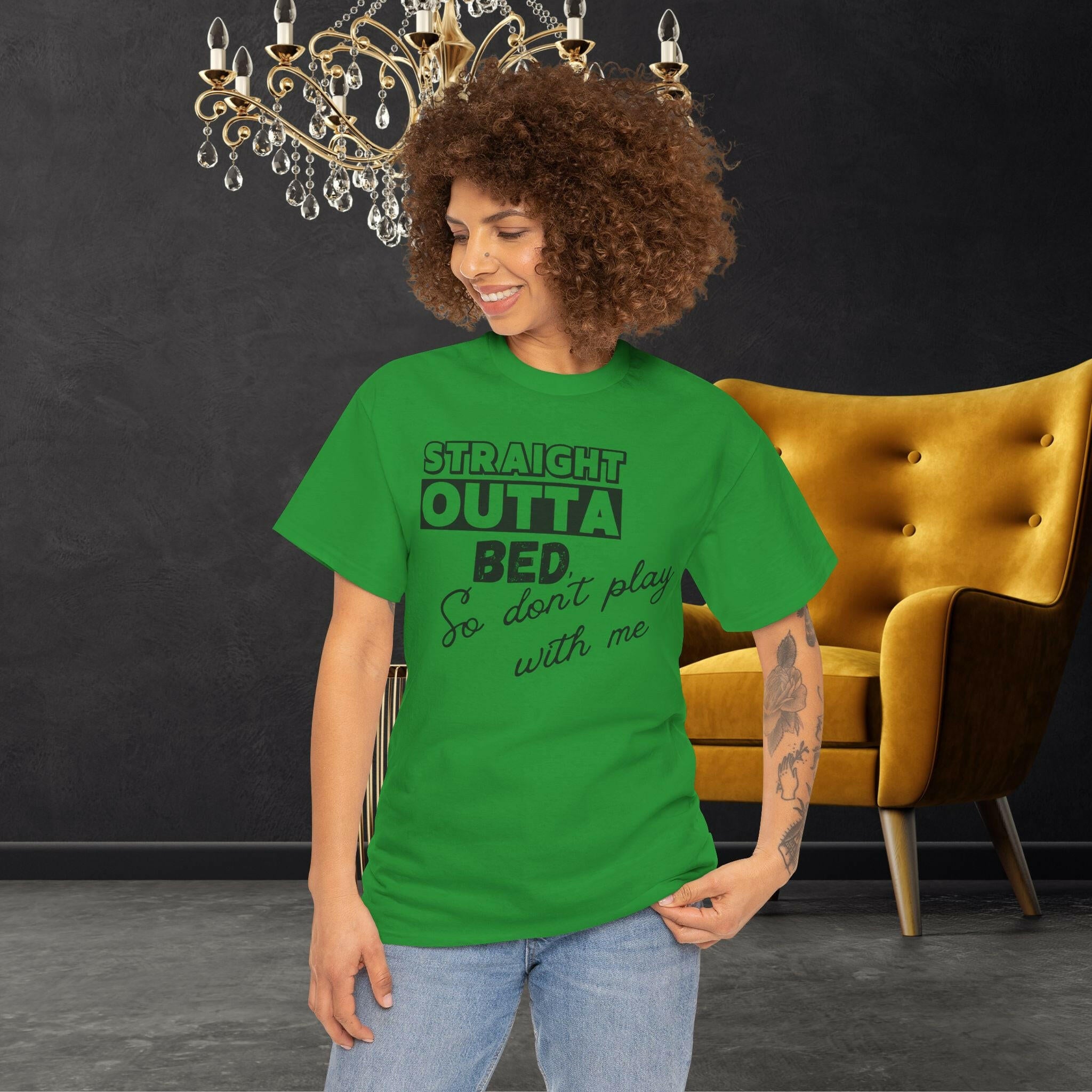 ‘Straight Outta Bed' Women's Tee - MKCM Modern Designs