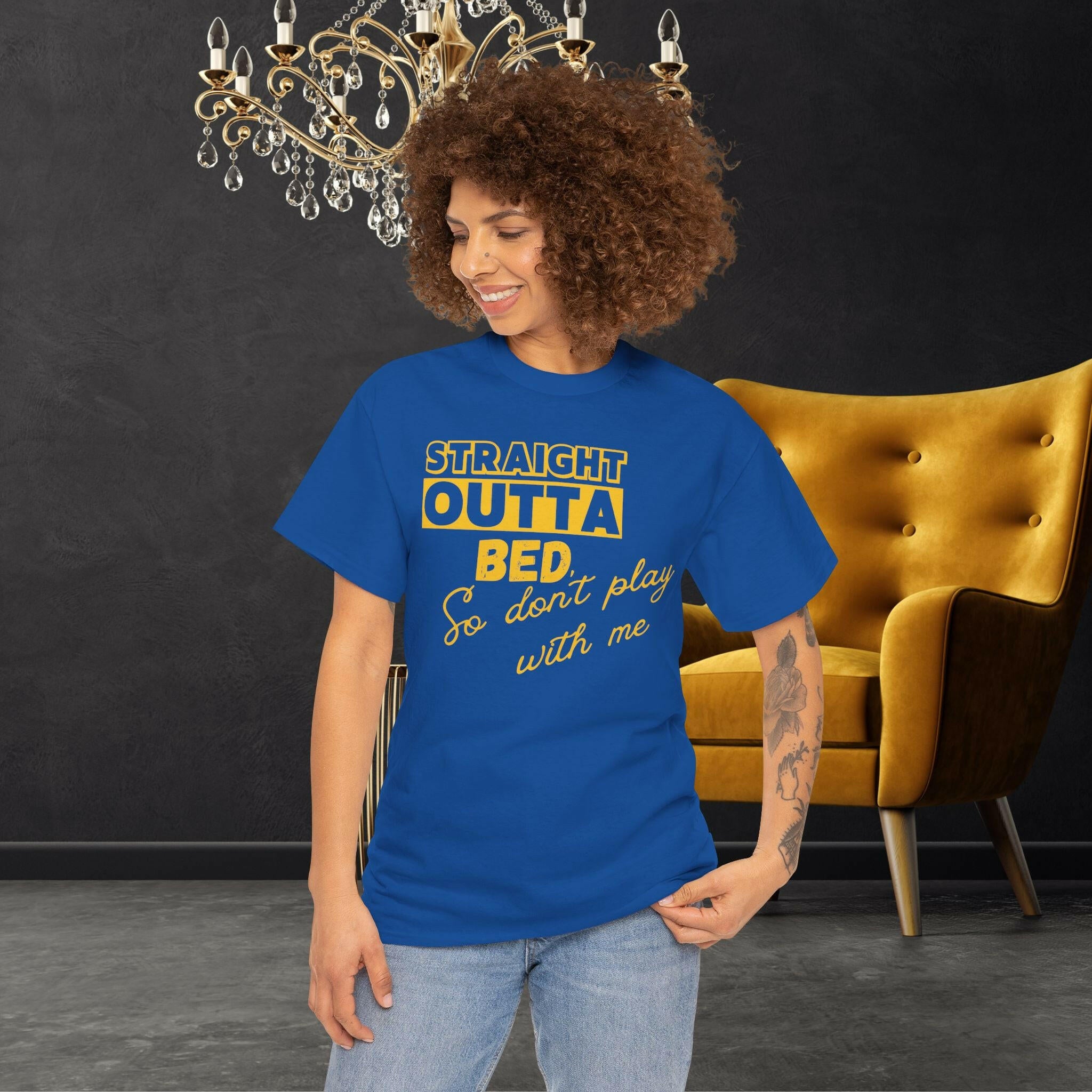 ‘Straight Outta Bed' Women's Tee - MKCM Modern Designs