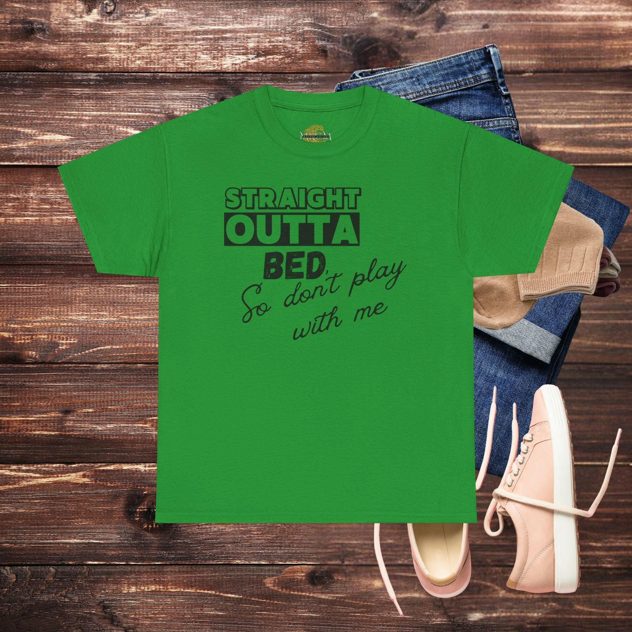 ‘Straight Outta Bed' Women's Tee - MKCM Modern Designs