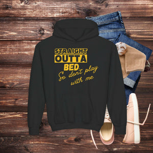 'Straight Outta Bed’ Youth Hoodie - MKCM Modern Designs