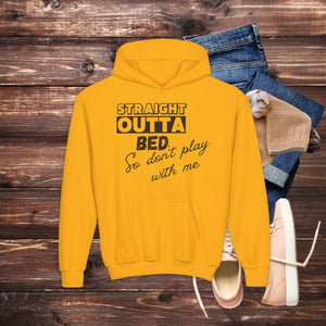 'Straight Outta Bed’ Youth Hoodie - MKCM Modern Designs