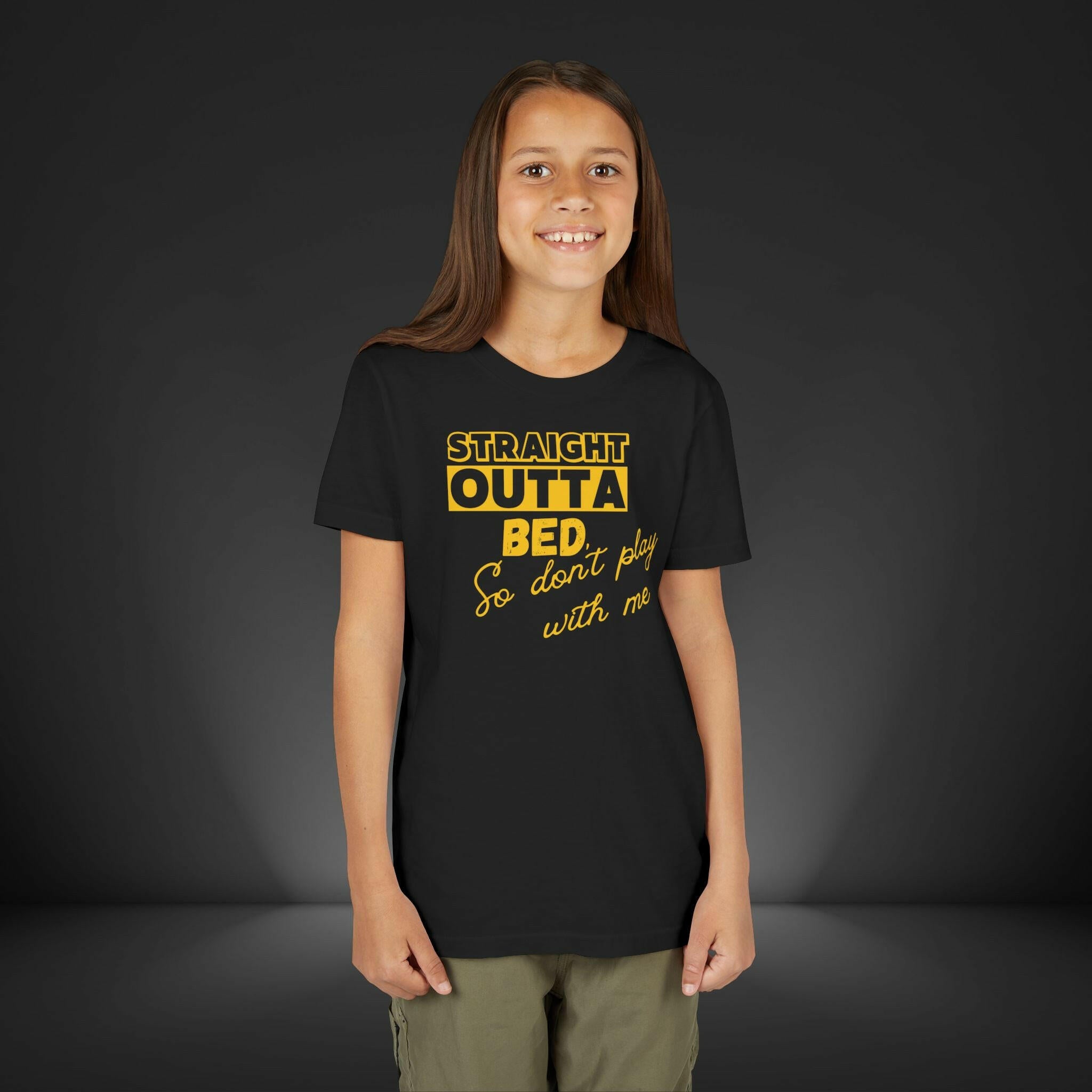 'Straight Outta Bed’ Youth Shirt - MKCM Modern Designs