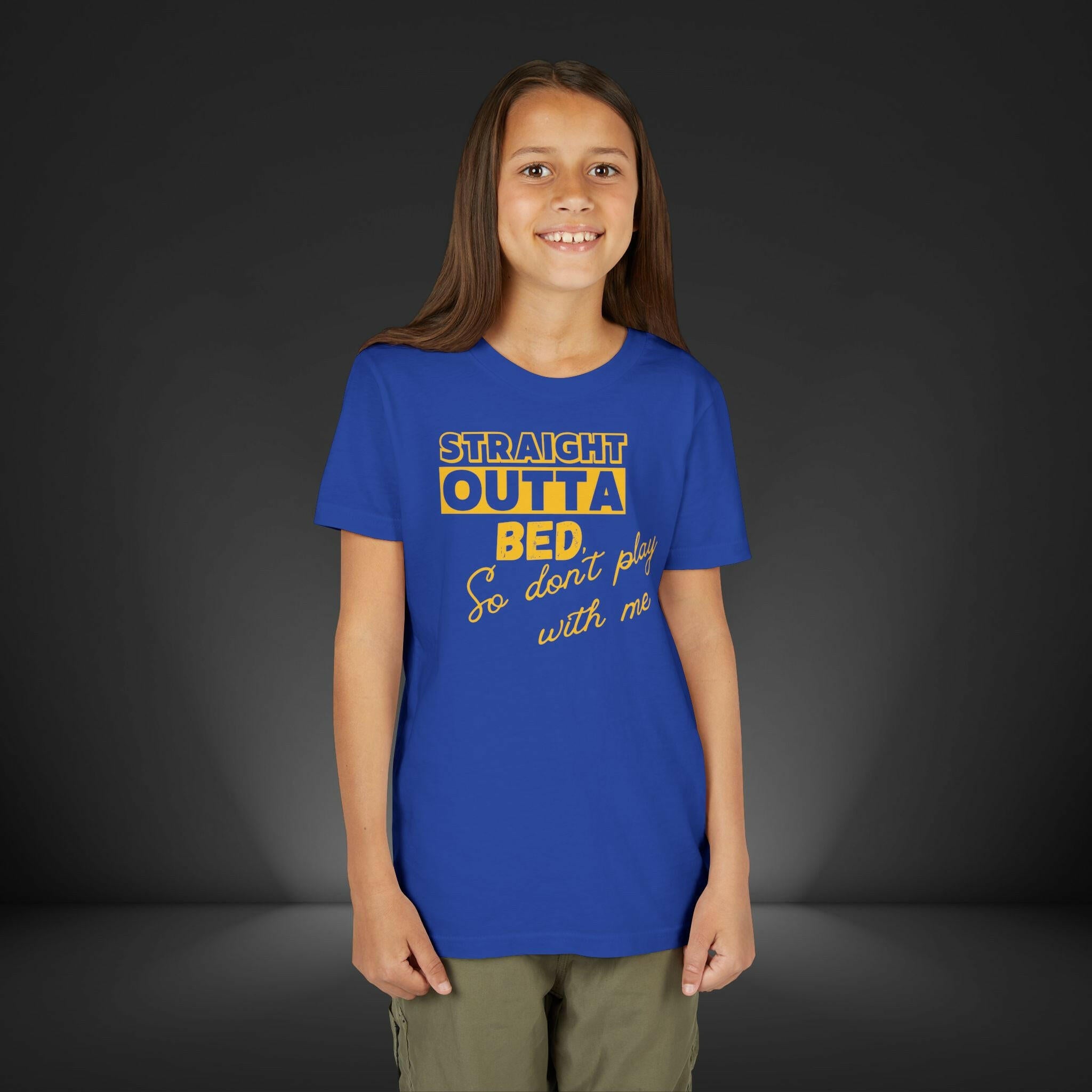 'Straight Outta Bed’ Youth Shirt - MKCM Modern Designs