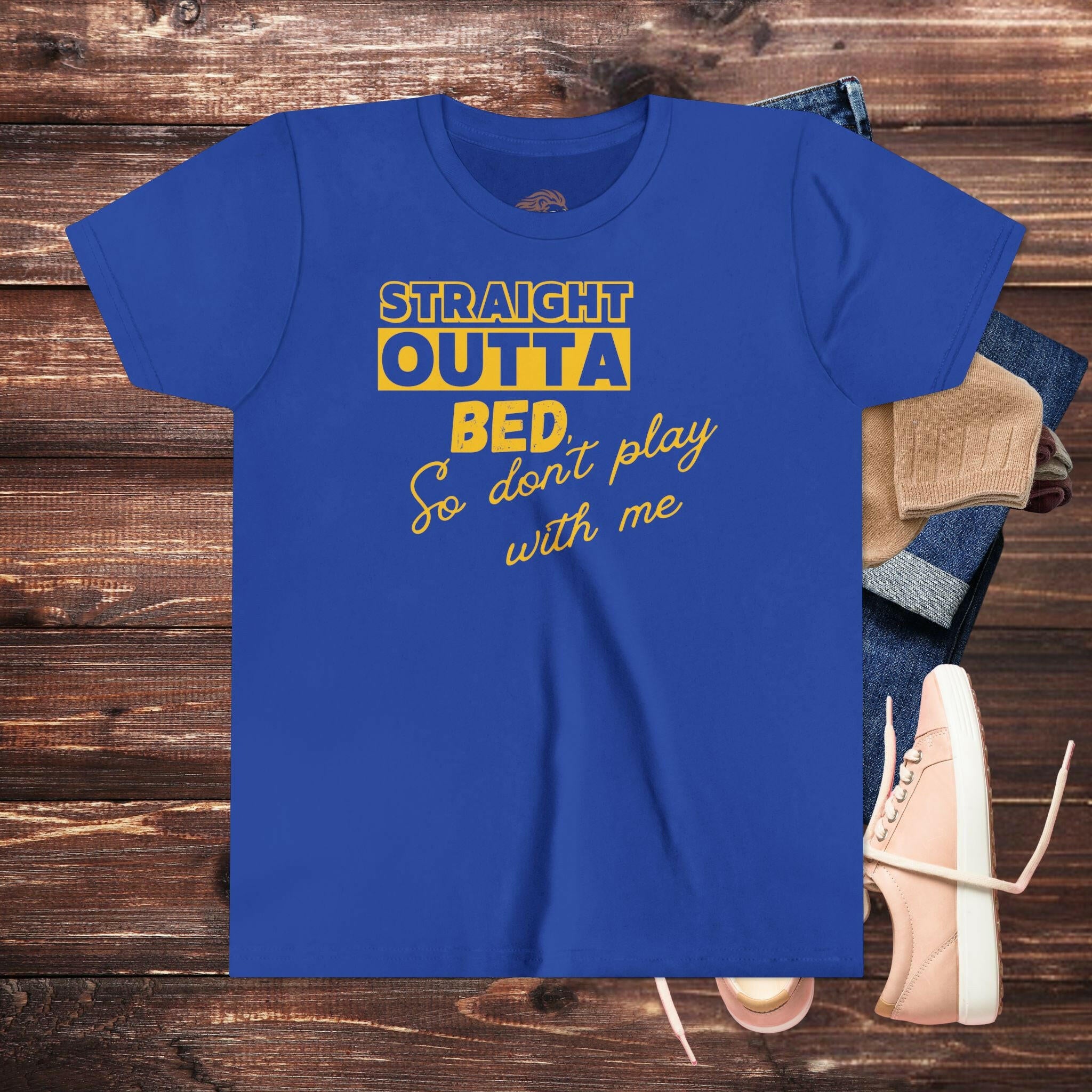 'Straight Outta Bed’ Youth Shirt - MKCM Modern Designs