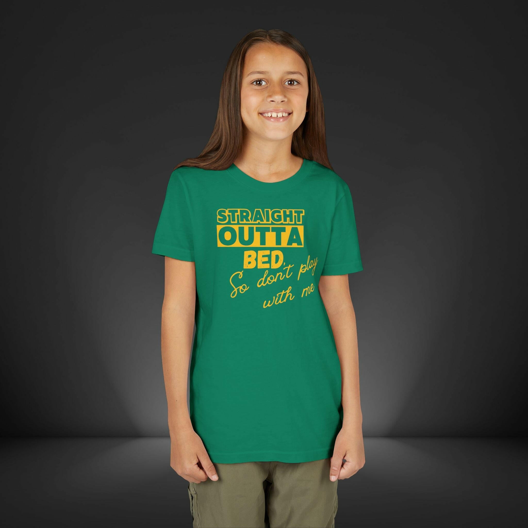 'Straight Outta Bed’ Youth Shirt - MKCM Modern Designs