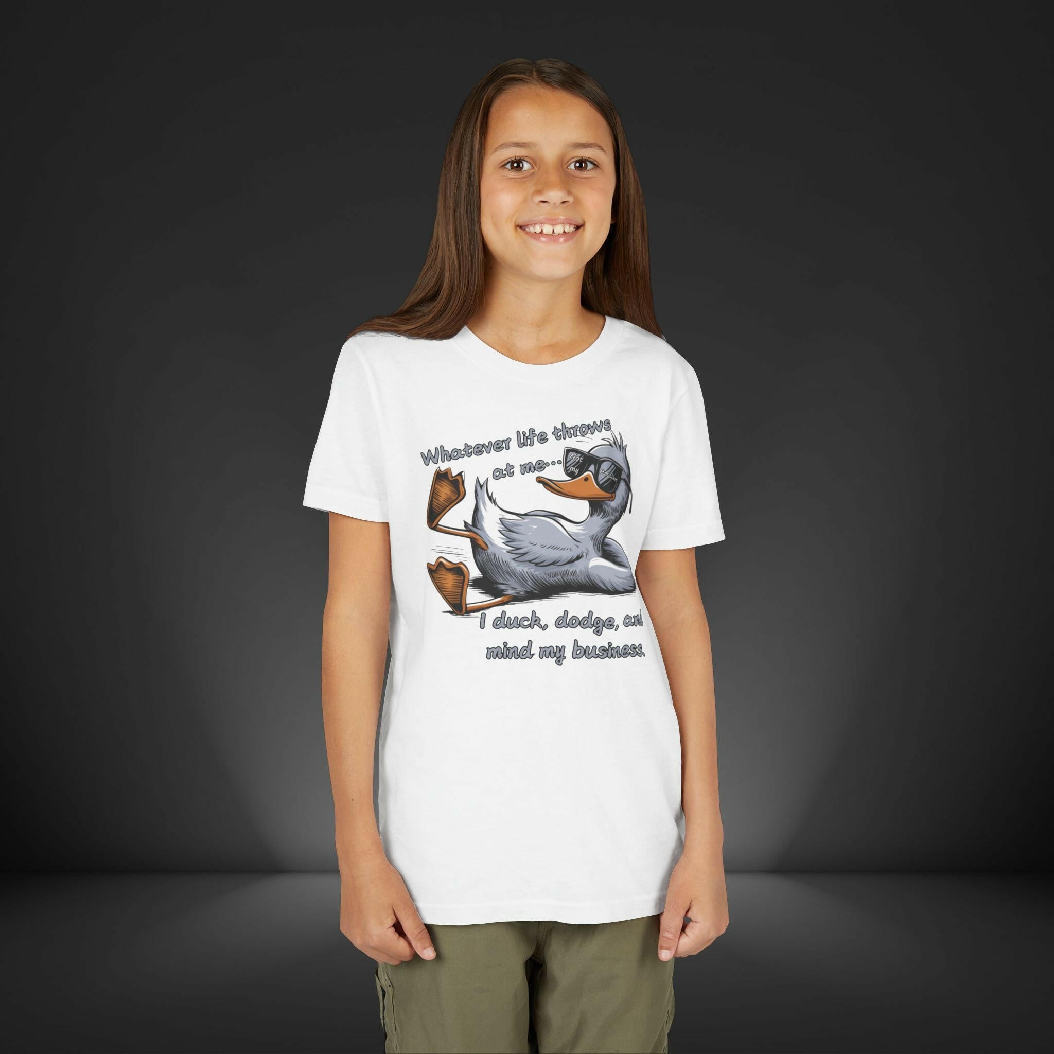 'Too Cool to Quack' Youth Shirt - MKCM Modern Designs