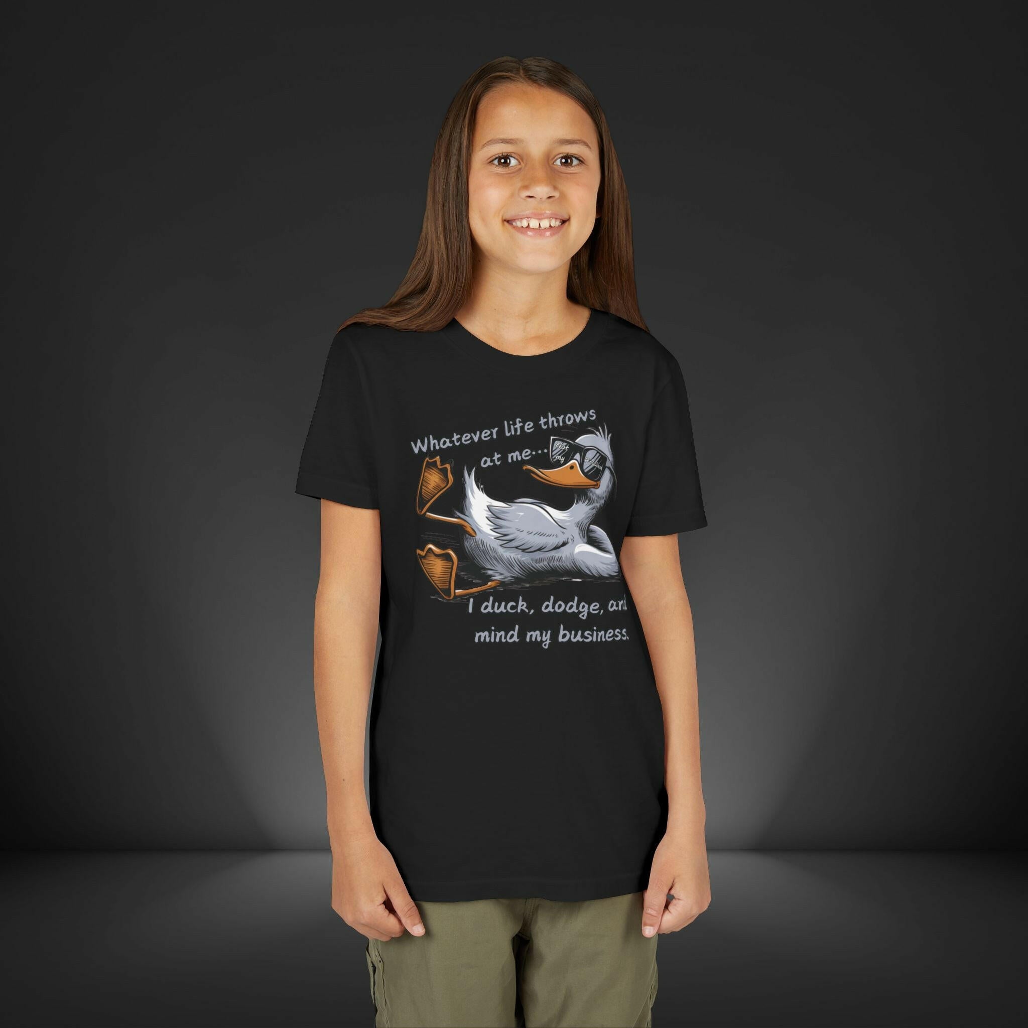 'Too Cool to Quack' Youth Shirt - MKCM Modern Designs