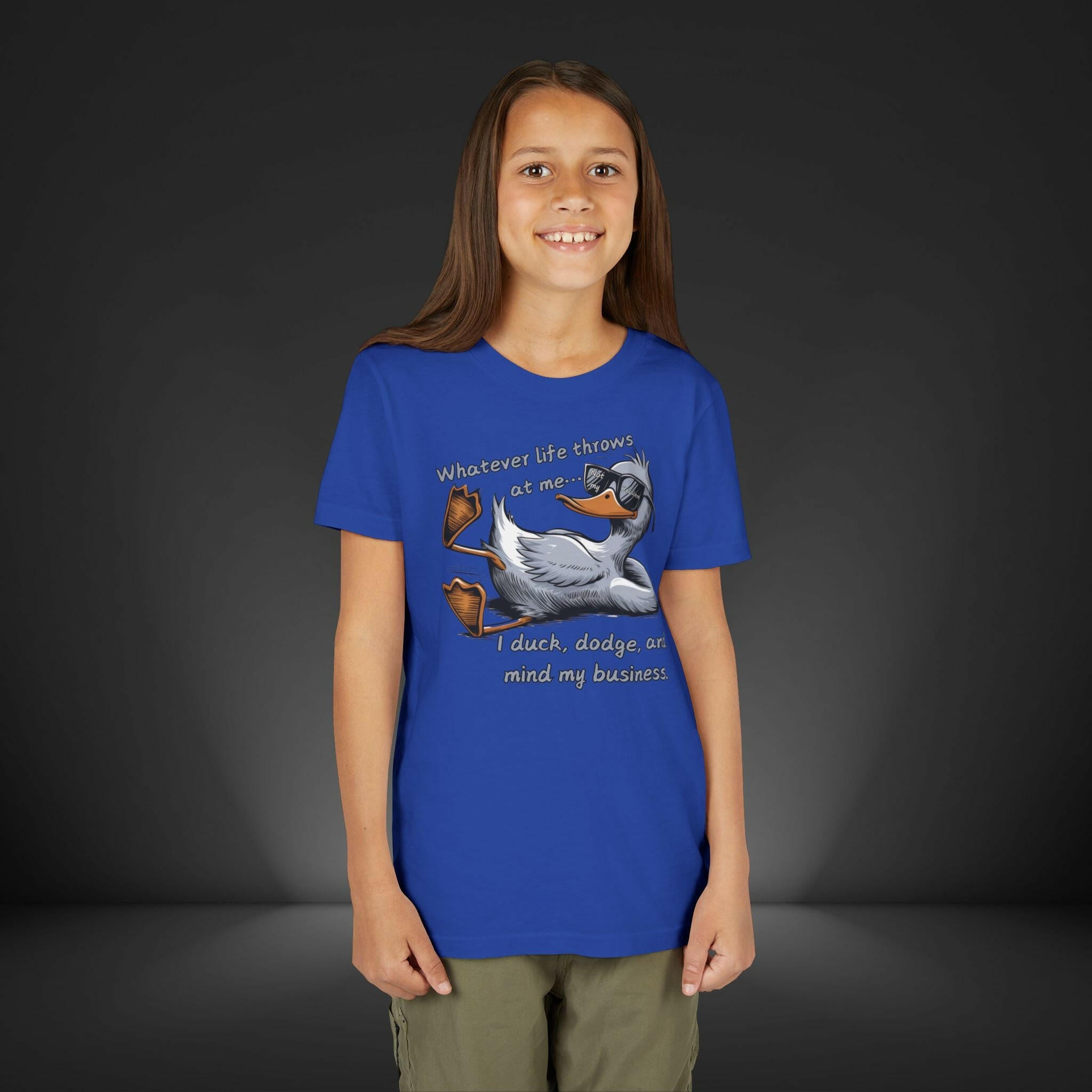 'Too Cool to Quack' Youth Shirt - MKCM Modern Designs