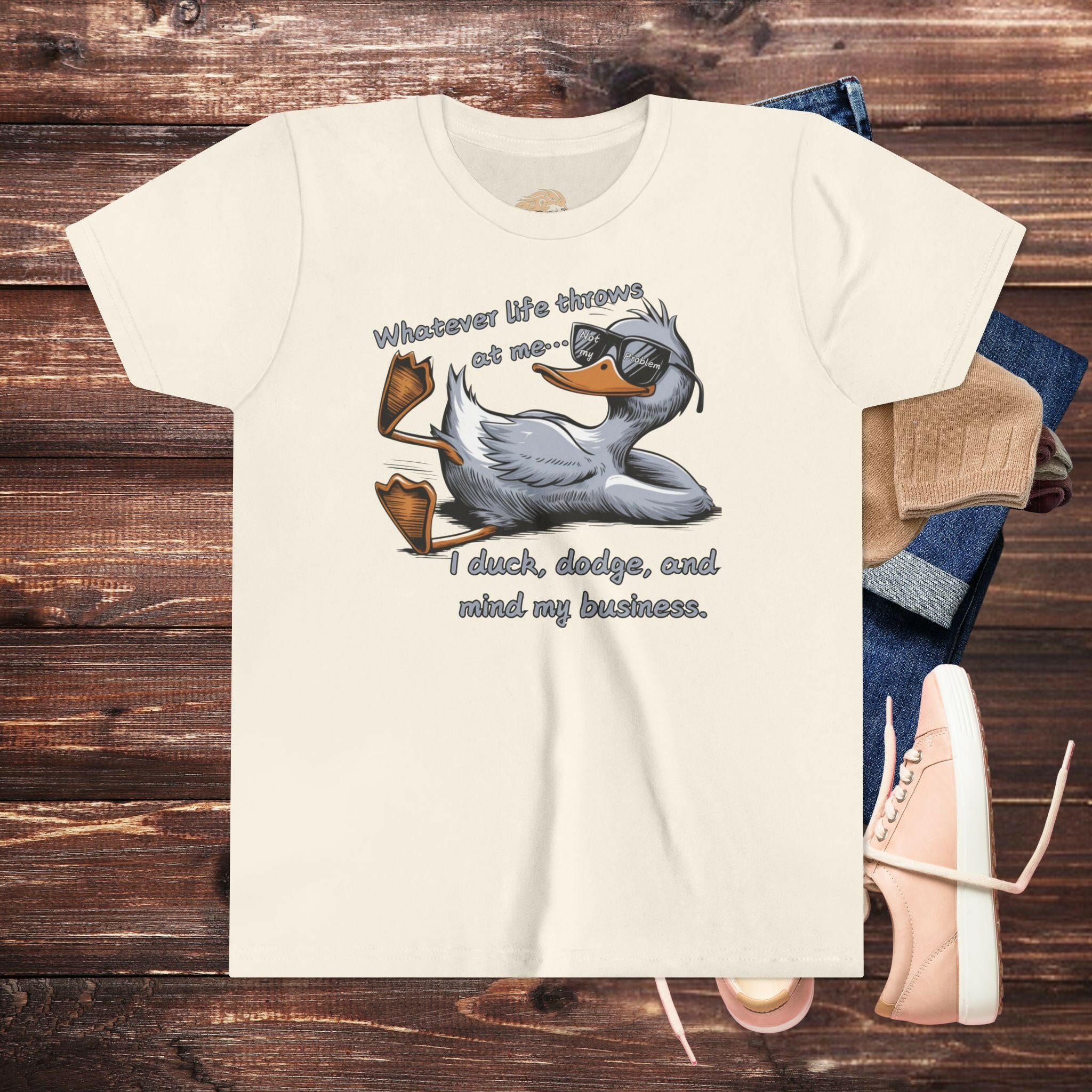 'Too Cool to Quack' Youth Shirt - MKCM Modern Designs