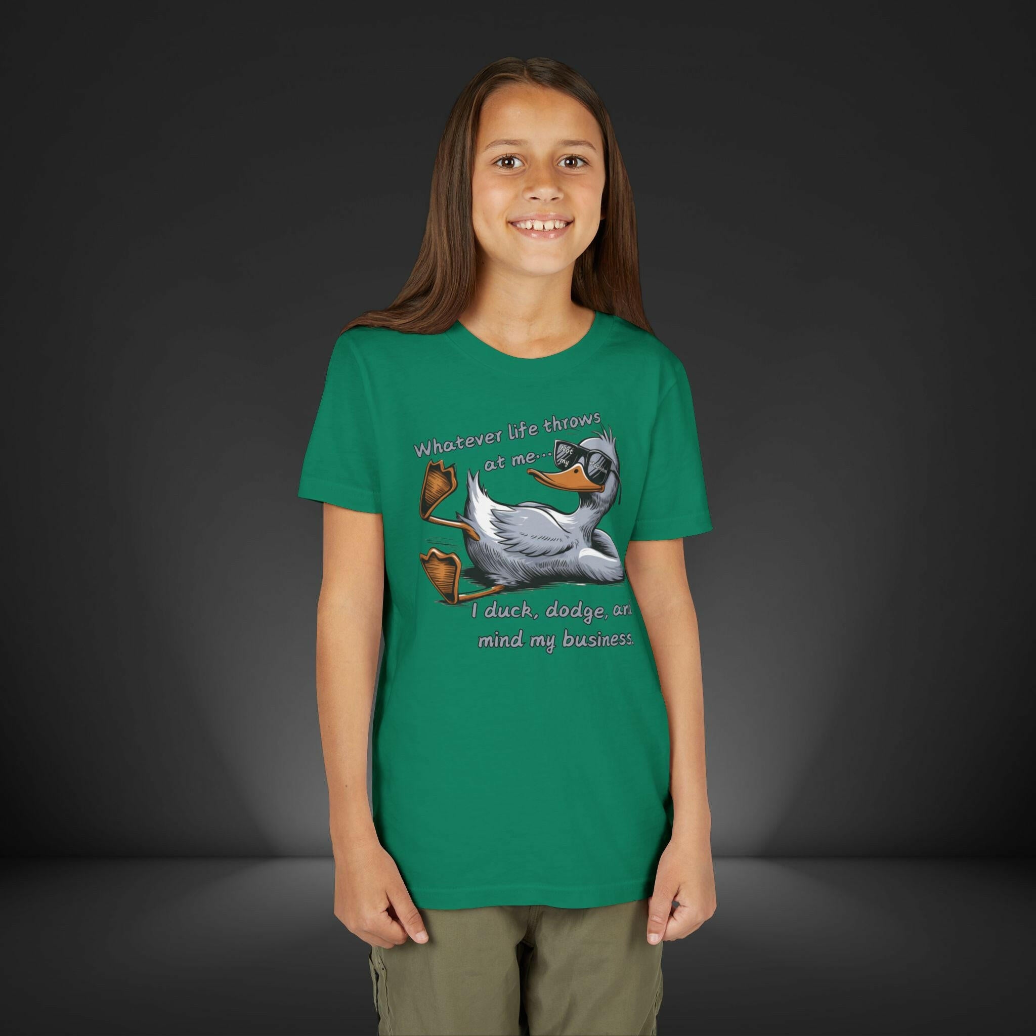 'Too Cool to Quack' Youth Shirt - MKCM Modern Designs