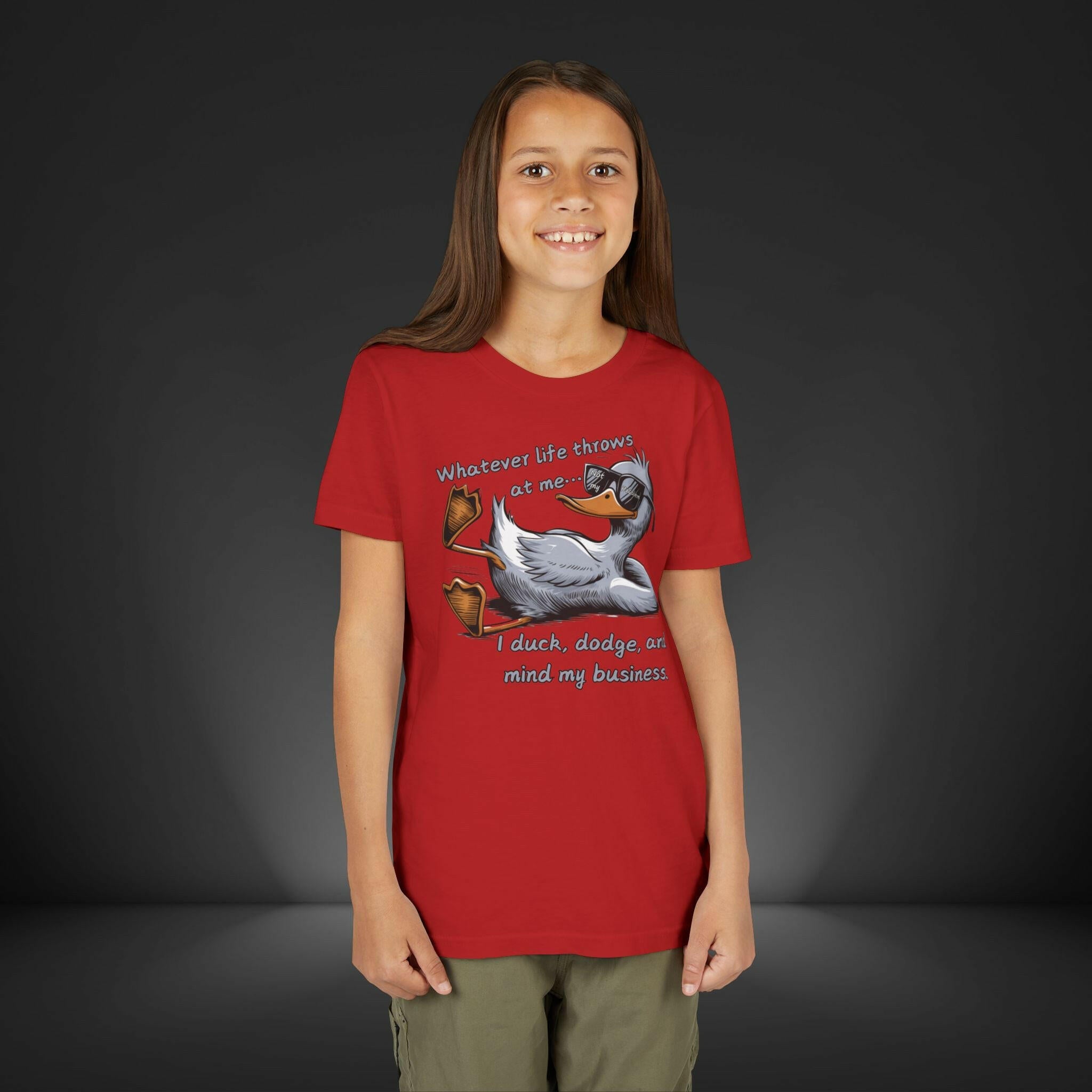 'Too Cool to Quack' Youth Shirt - MKCM Modern Designs