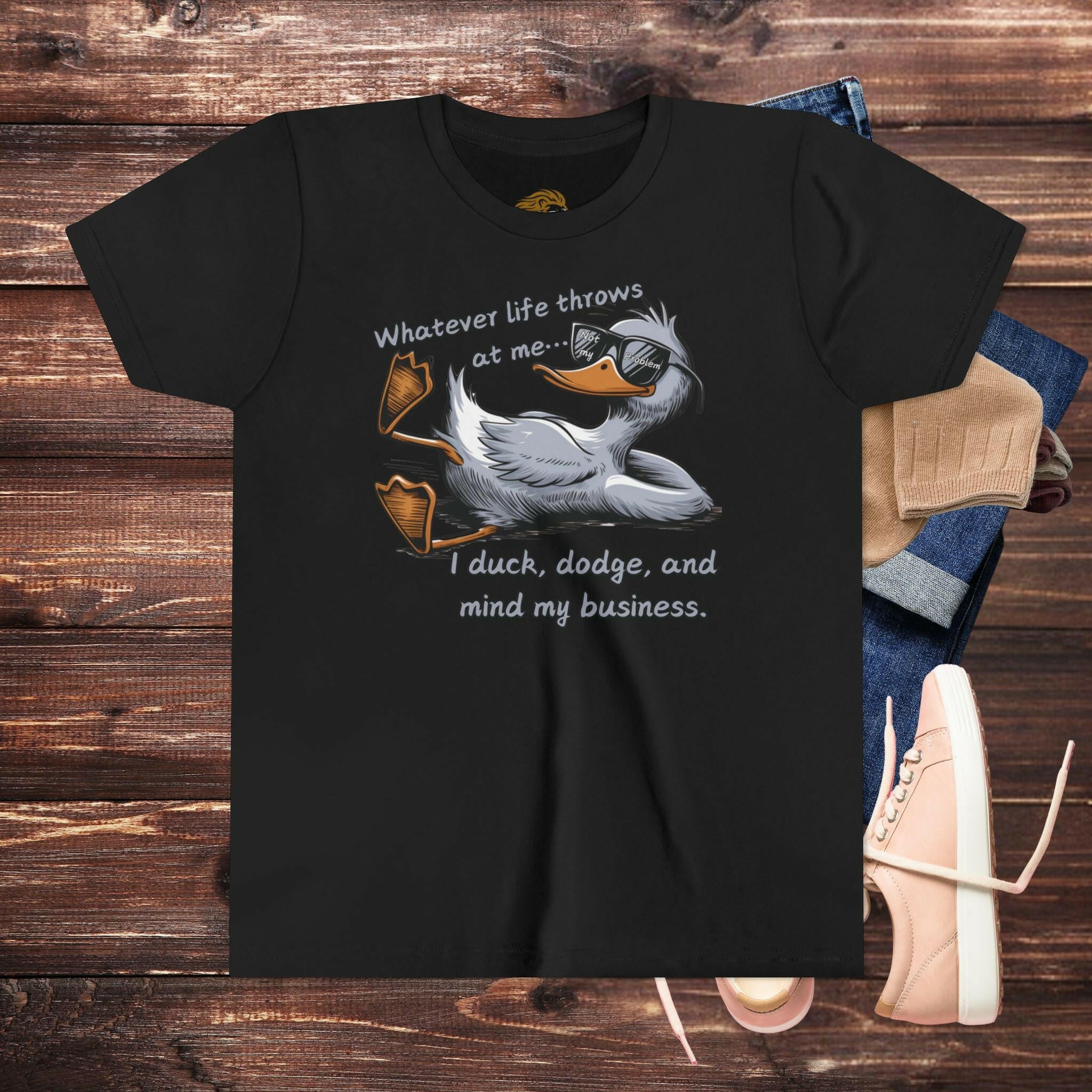 'Too Cool to Quack' Youth Shirt - MKCM Modern Designs