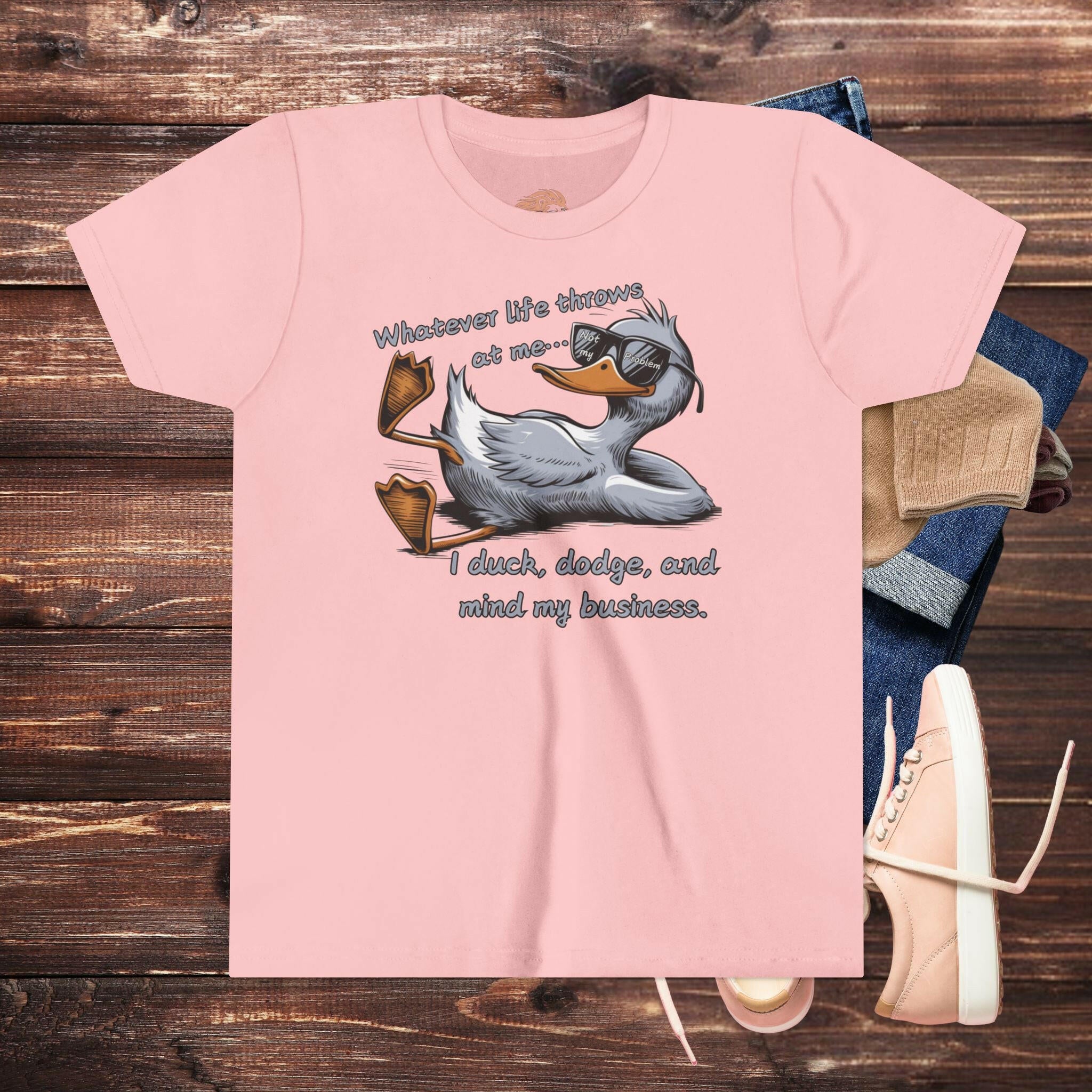 'Too Cool to Quack' Youth Shirt - MKCM Modern Designs