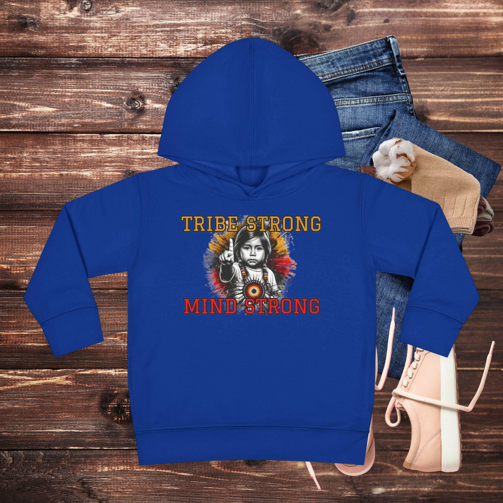 'Tribe Strong' Toddler Hoodie - MKCM Modern Designs