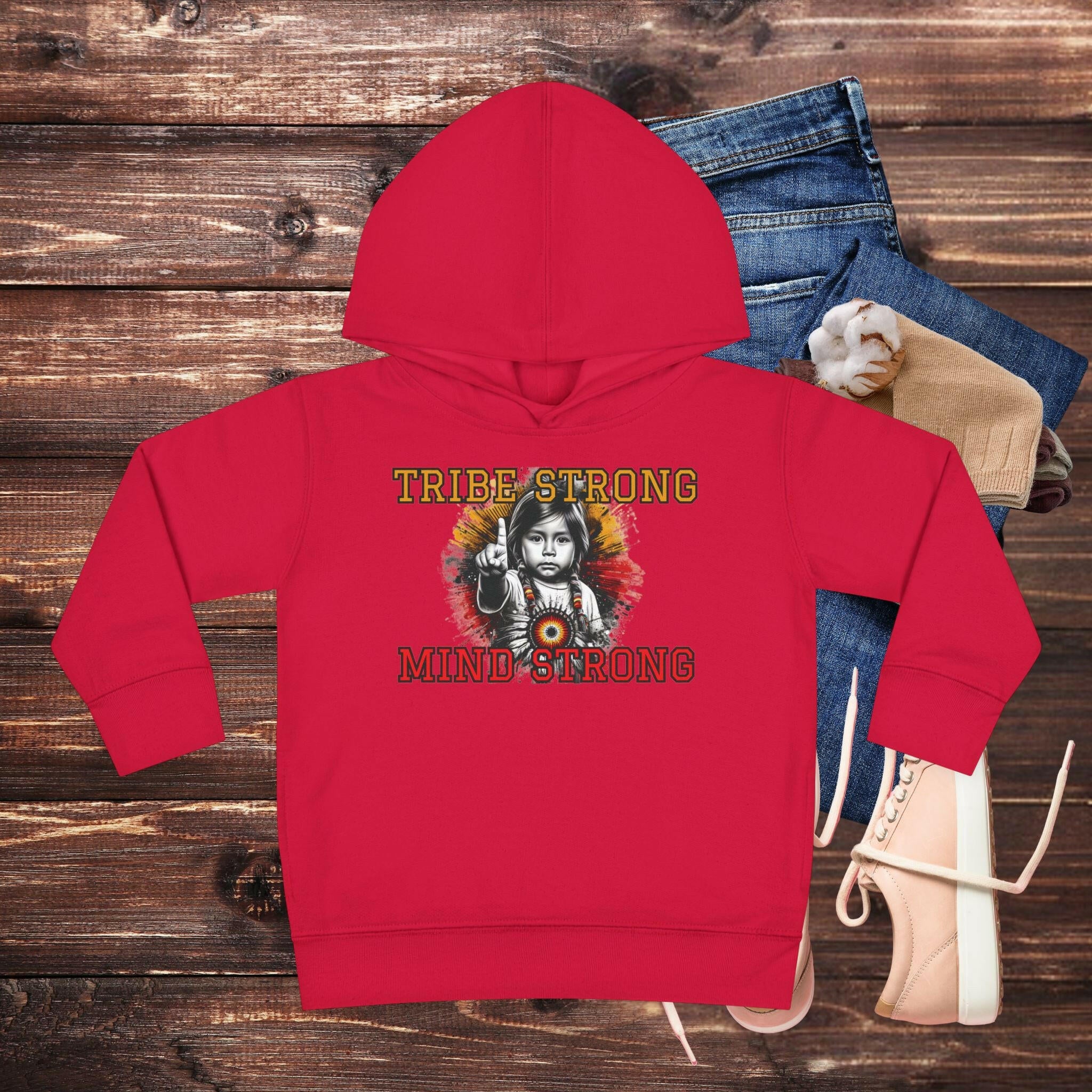 'Tribe Strong' Toddler Hoodie - MKCM Modern Designs