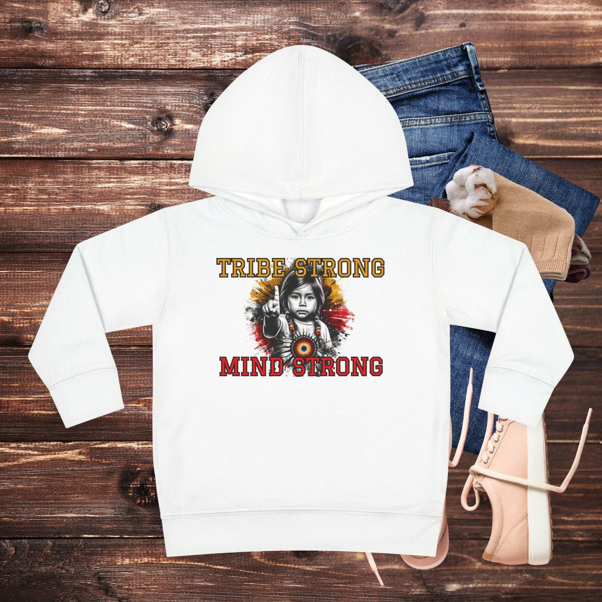 'Tribe Strong' Toddler Hoodie - MKCM Modern Designs