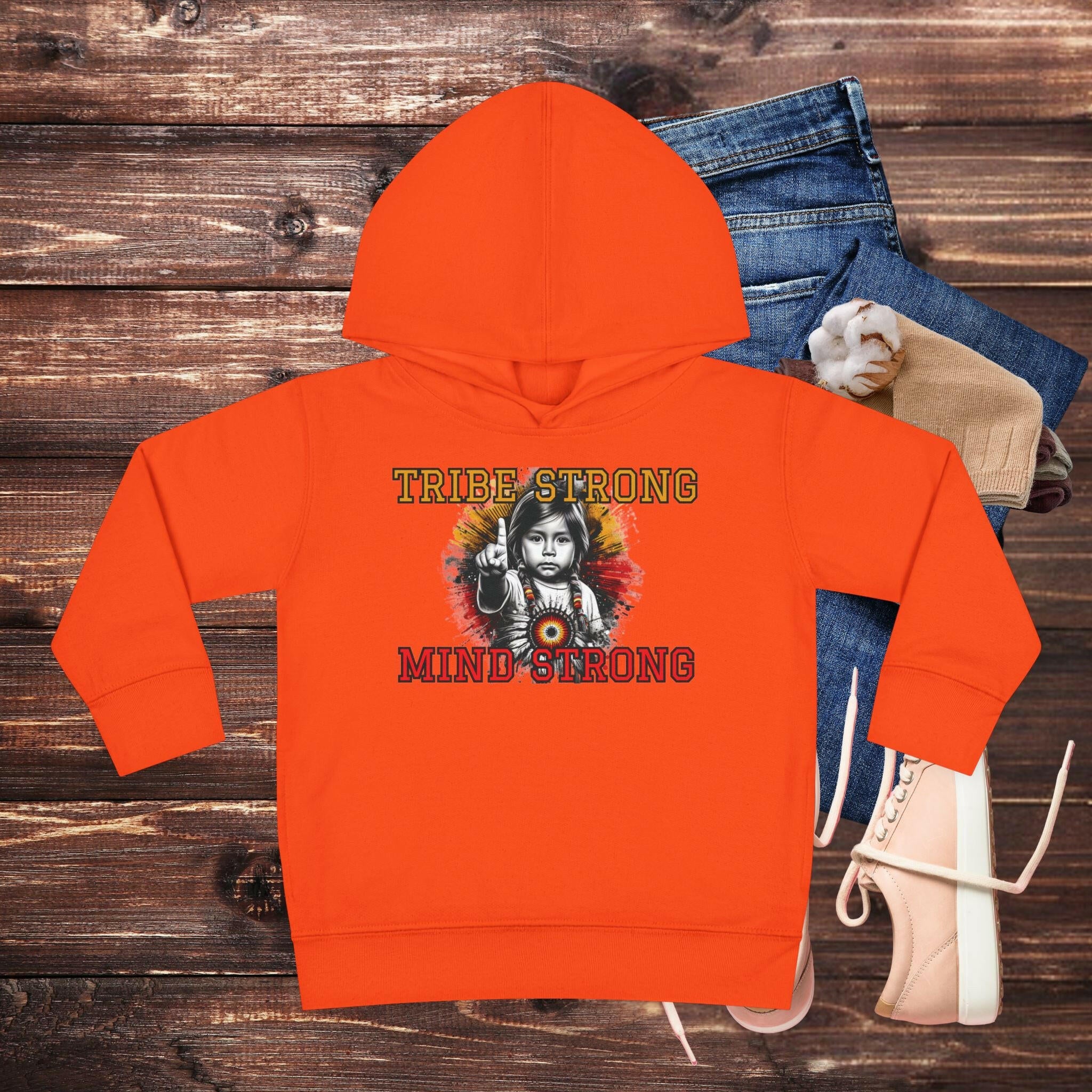 'Tribe Strong' Toddler Hoodie - MKCM Modern Designs