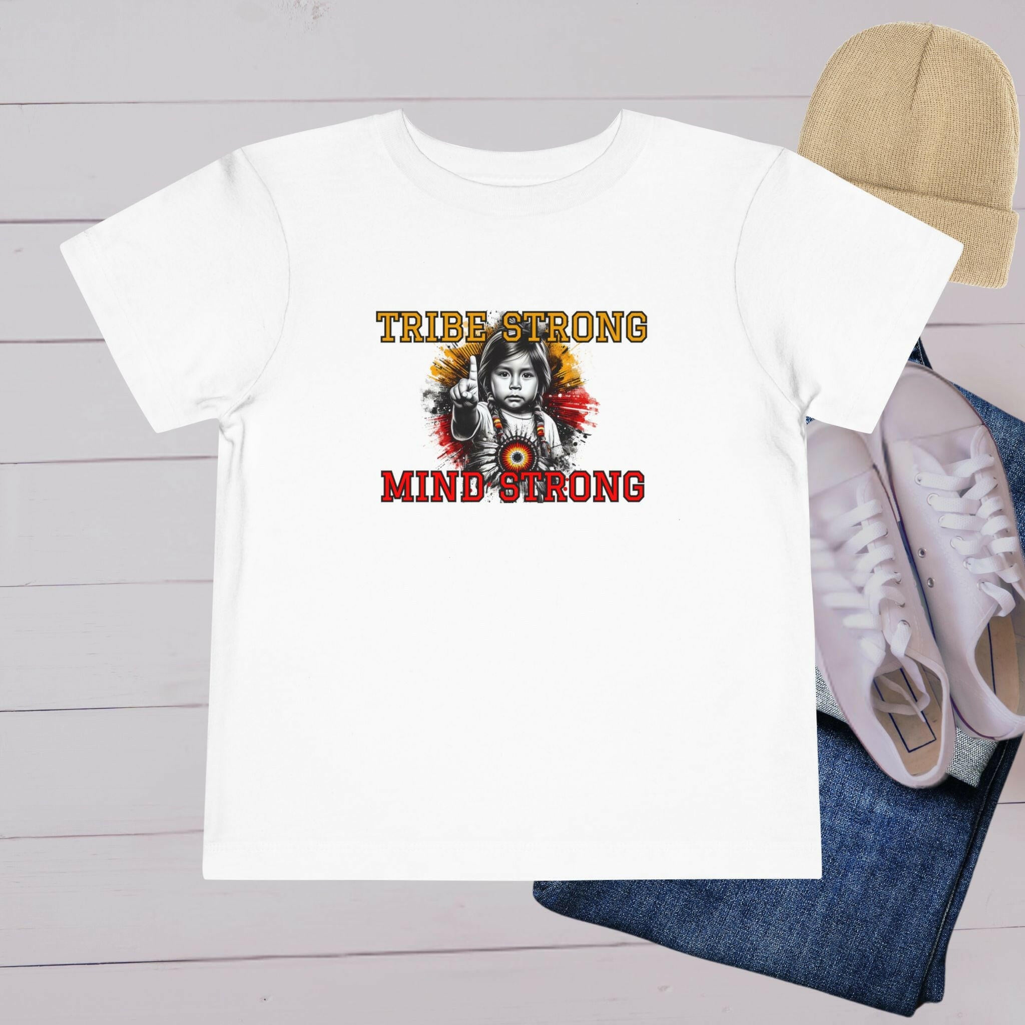 'Tribe Strong’ Toddler Tee - MKCM Modern Designs