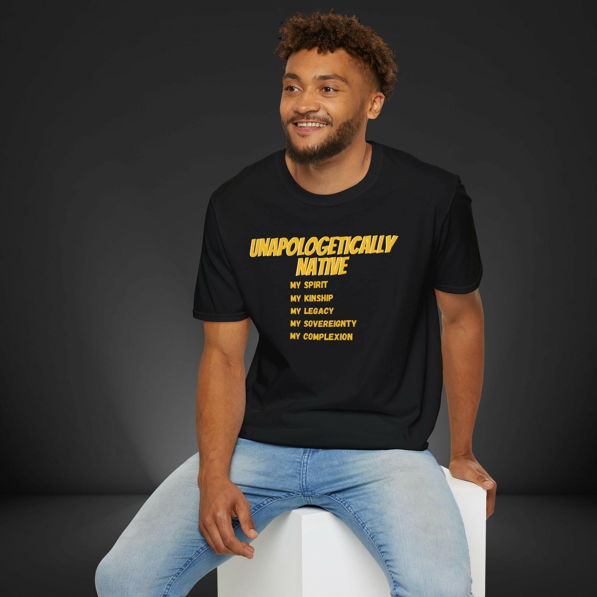 'Unapologetically NATIVE' T-Shirt - MKCM Modern Designs