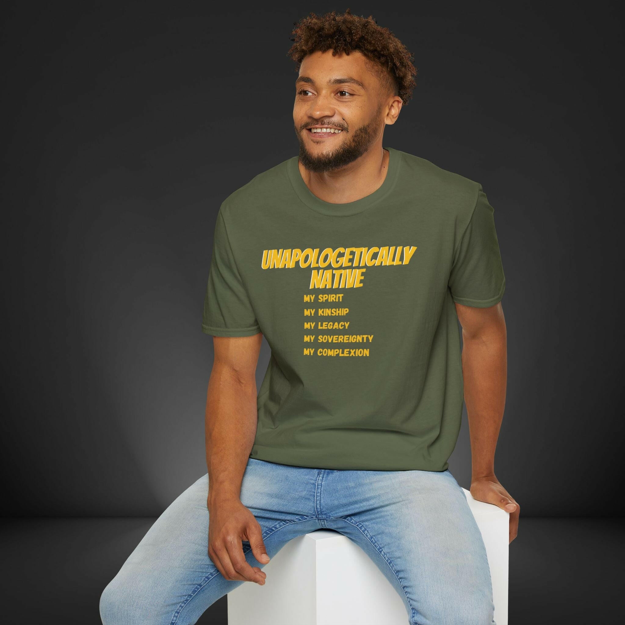 'Unapologetically NATIVE' T-Shirt - MKCM Modern Designs