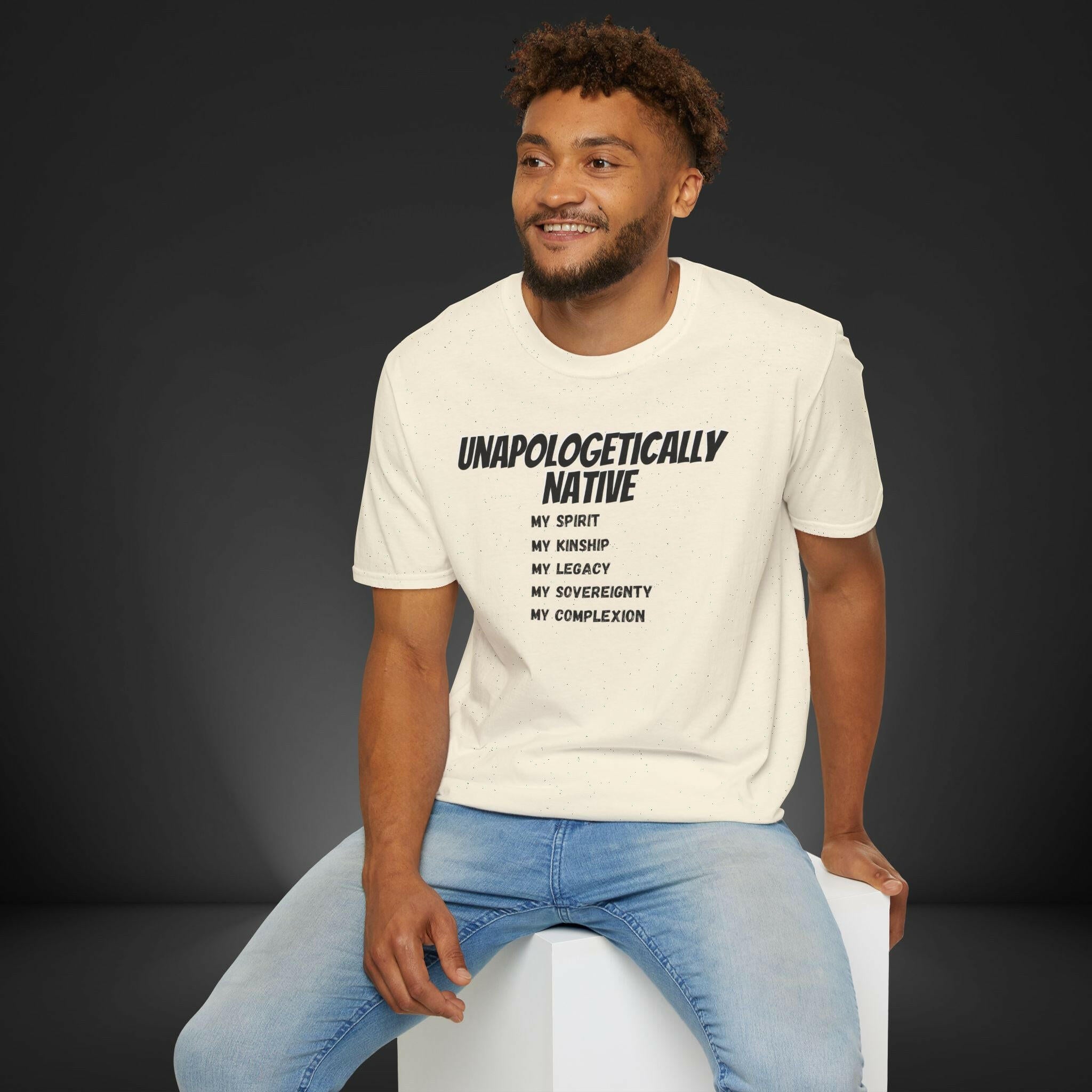 'Unapologetically NATIVE' T-Shirt - MKCM Modern Designs