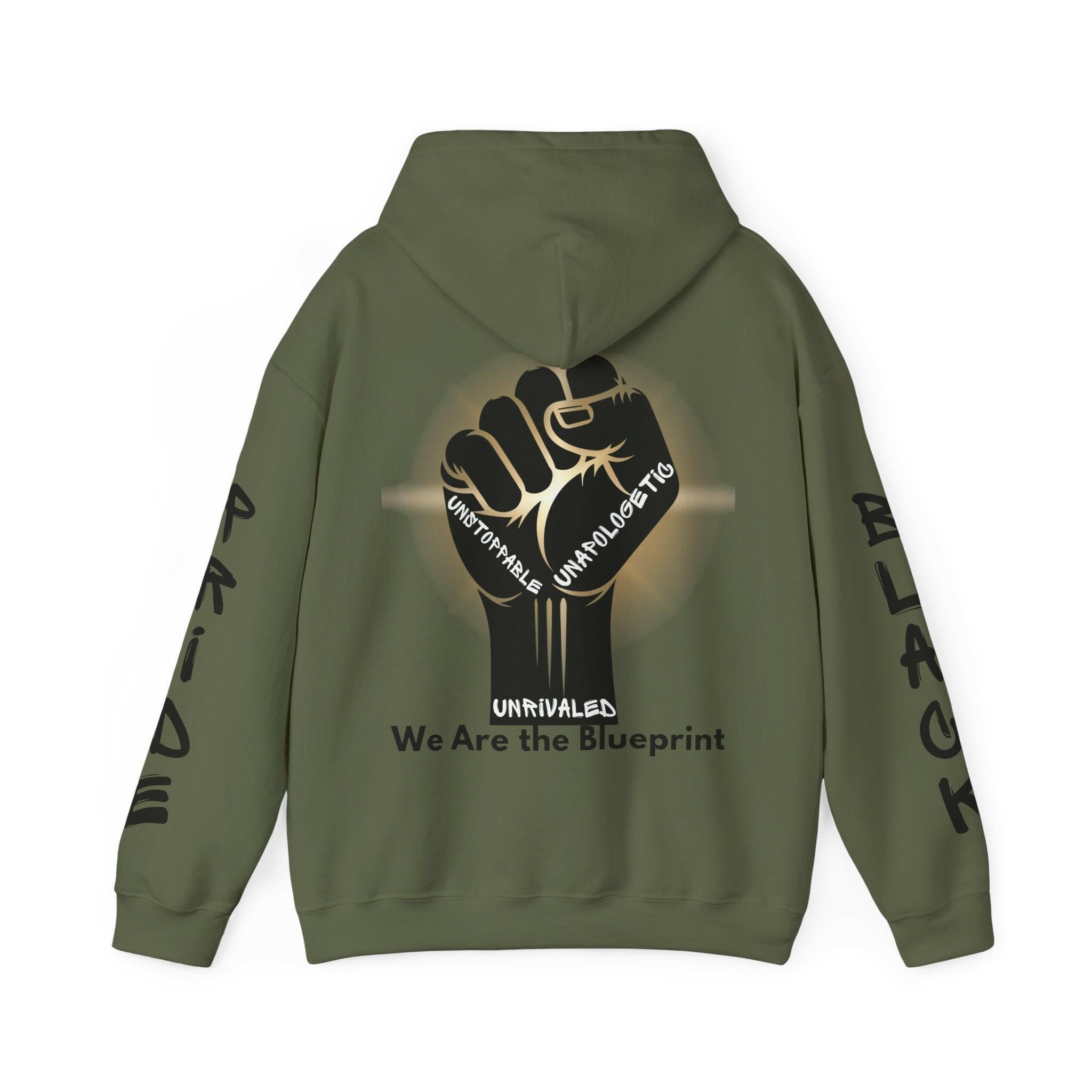 'We Are the Blueprint' Men's Hoodie - MKCM Modern Designs