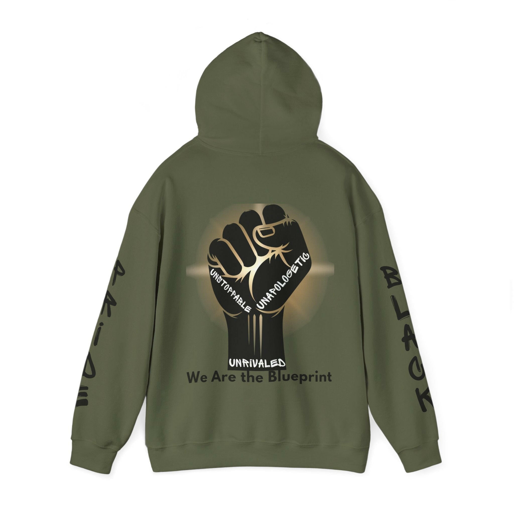 'We Are the Blueprint' Men's Hoodie - MKCM Modern Designs