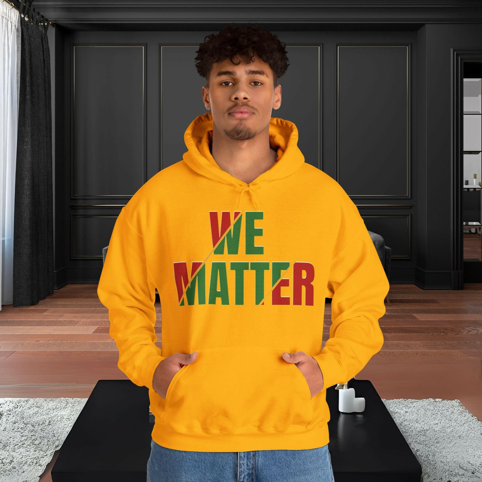 'We Matter' Men's Hoodie - MKCM Modern Designs