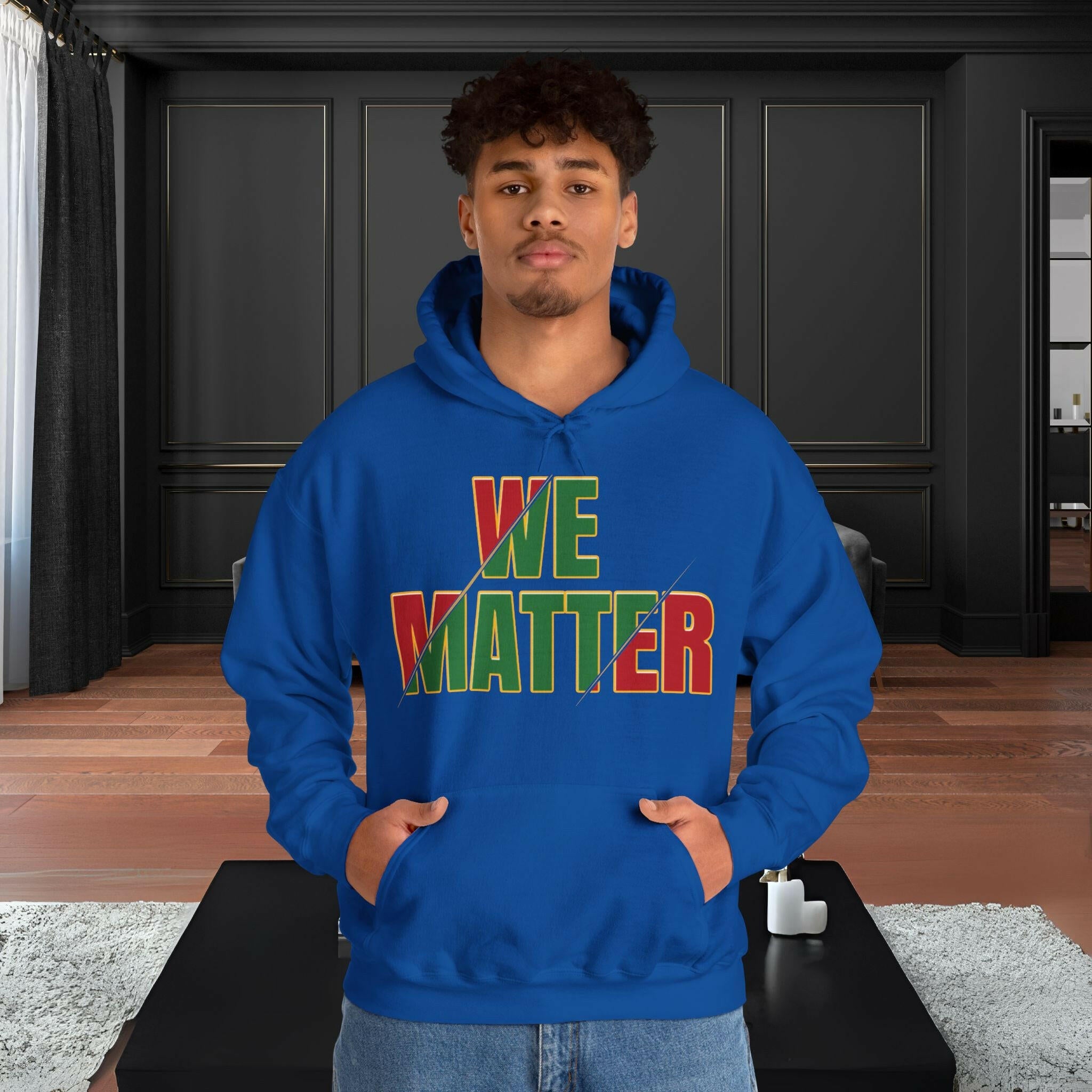 'We Matter' Men's Hoodie - MKCM Modern Designs