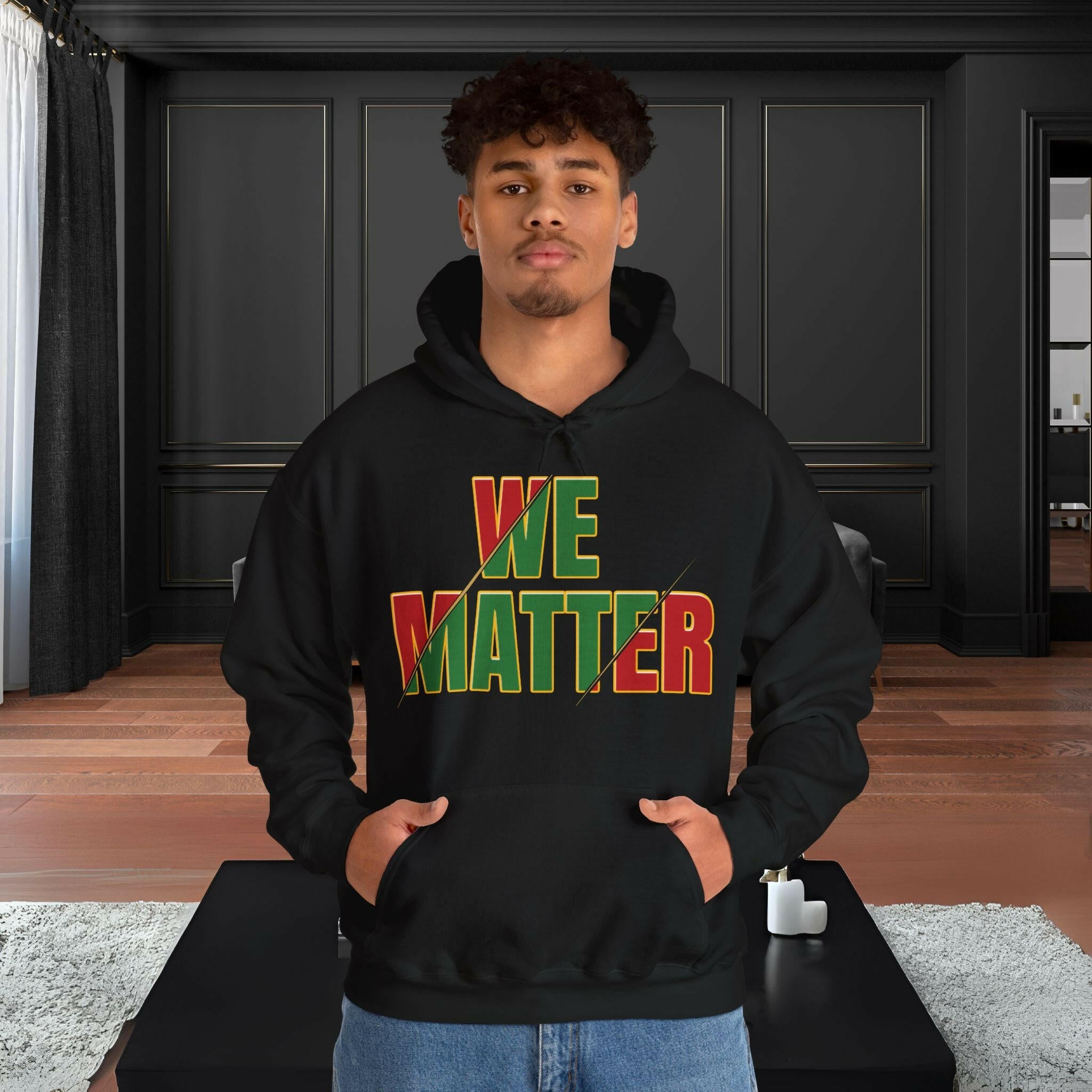 'We Matter' Men's Hoodie - MKCM Modern Designs