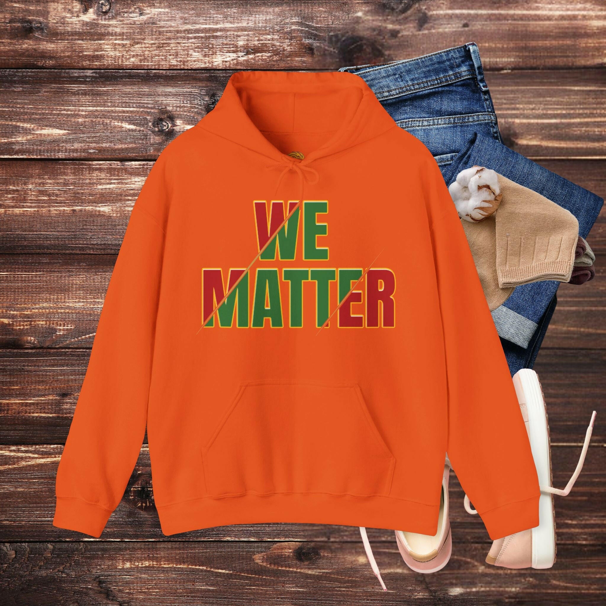 'We Matter' Men's Hoodie - MKCM Modern Designs