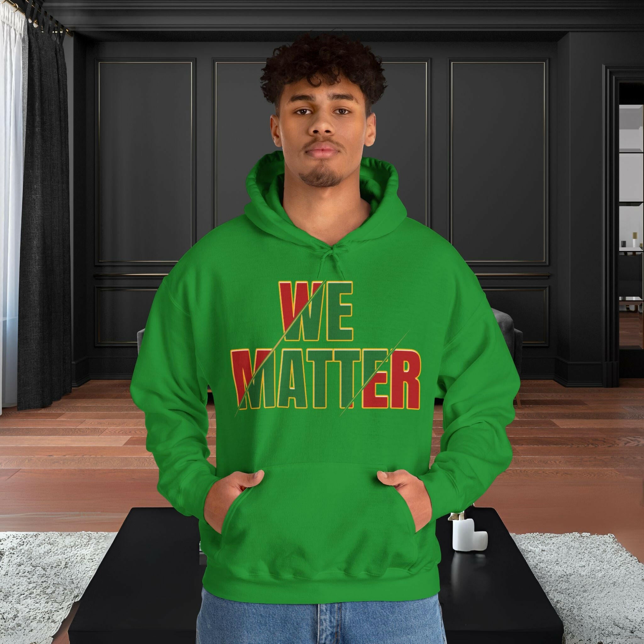 'We Matter' Men's Hoodie - MKCM Modern Designs