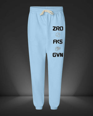 'Zero FKS Given' Fleece Joggers - MKCM Modern Designs